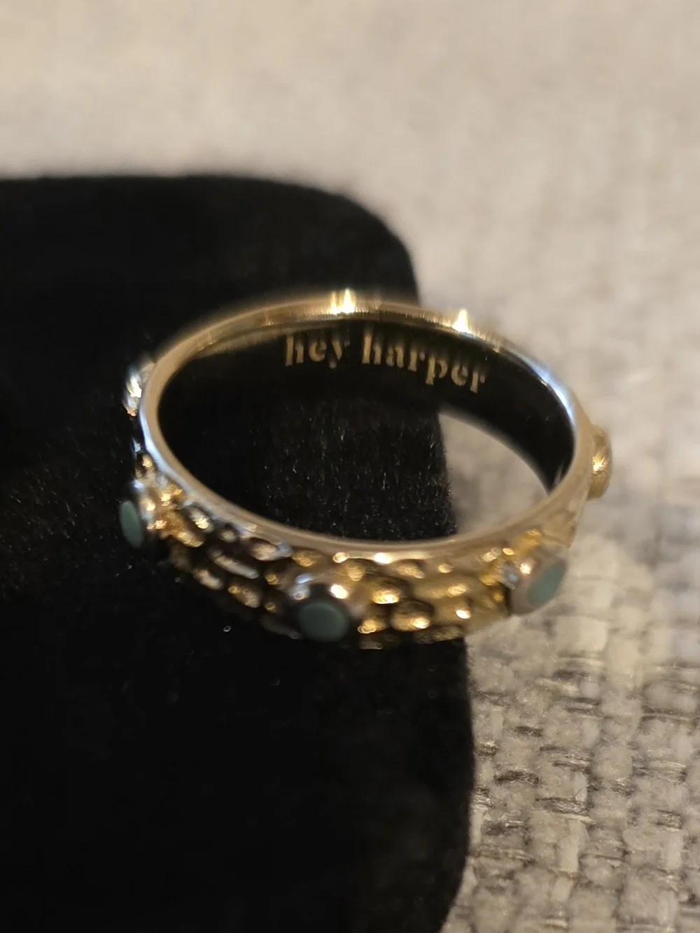 Hey Harper Allira Blue Ring